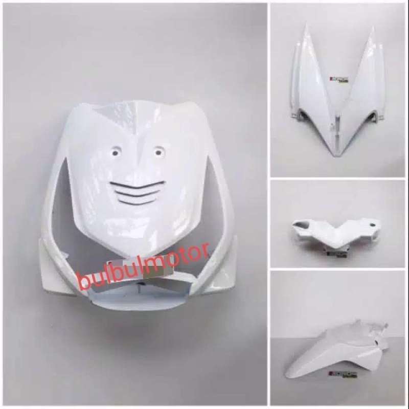 Jual Cover body alus honda beat karbu warna putih di Seller Bulbulstore