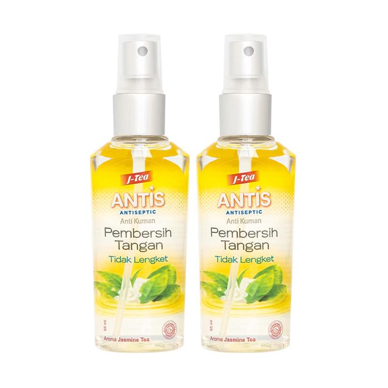 Jual Antis Jasmine Tea Botol Spray Antiseptik [55 mL/ 2 pcs] di Seller
