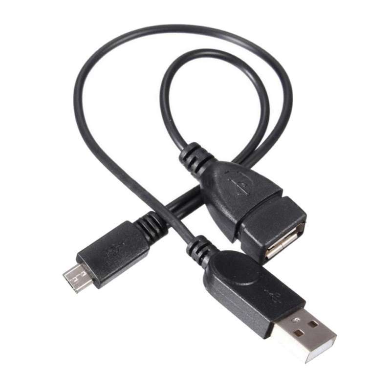 Promo USB Power Y Splitter Micro USB Male to USB Male Female Adapter