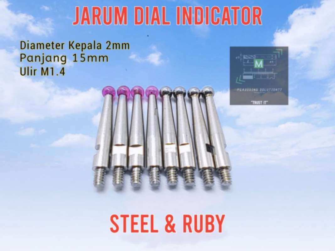 Jual Probe Jarum dial indikator jarum dial gauge needle indicator