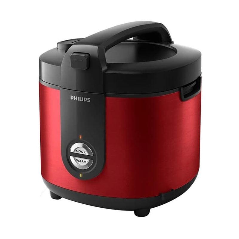 Jual Philips Hd3128 Pro Ceramic Stainless Rice Cooker [2 Liter] Merah