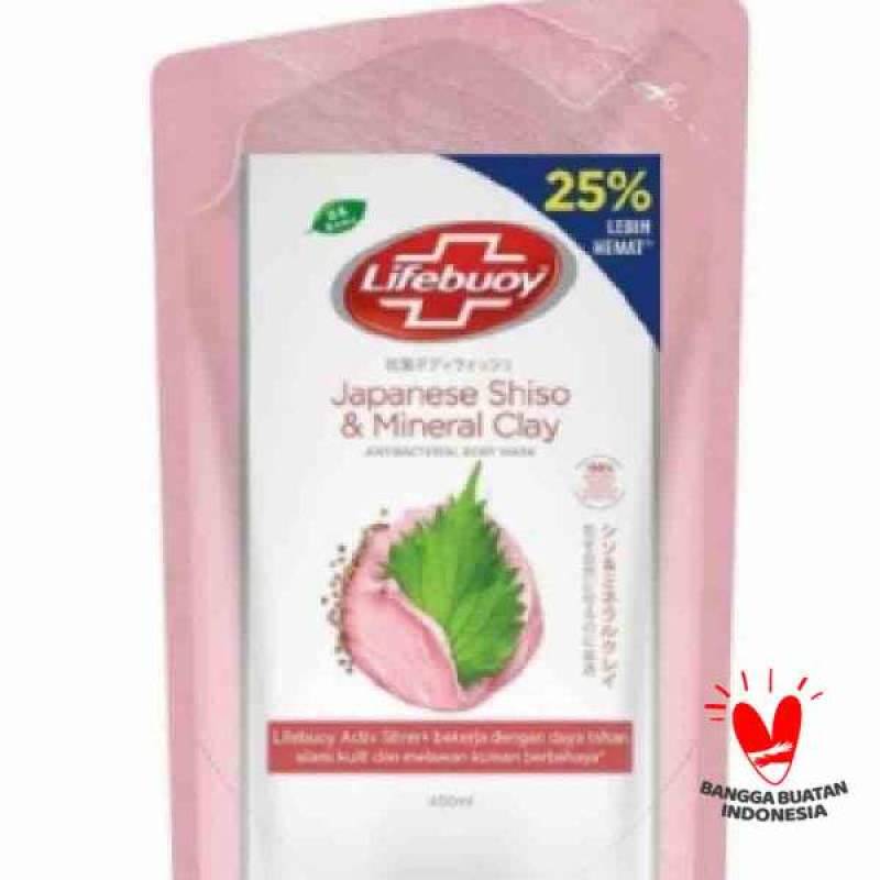 Jual Lifebuoy Body Wash Japanese Shiso & Mineral Clay 450 ml di Seller