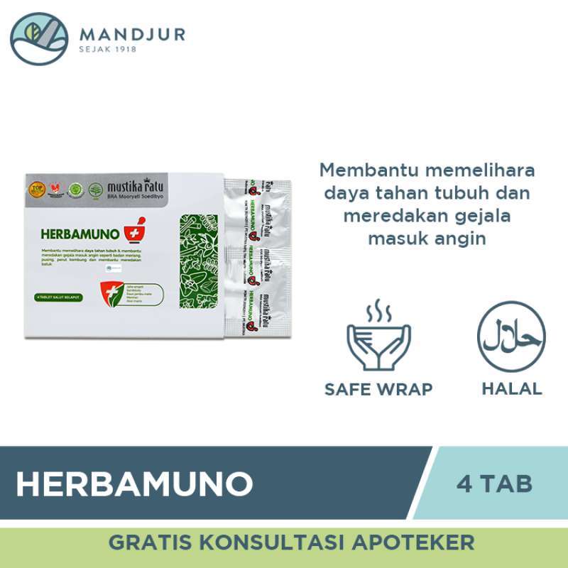 Jual Herbamuno 4 Tablet - Multivitamin Dengan Kandungan Alami di Seller ...