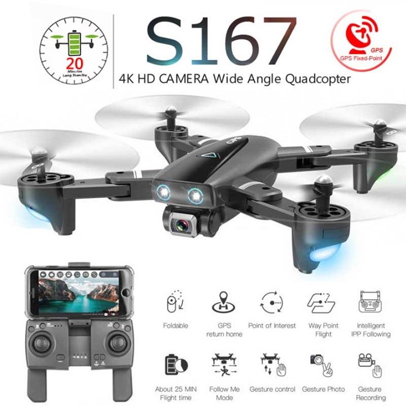 Promo Toys Sky S167 Professional Drone with Camera 4K 5G GPS WIFI 1080P