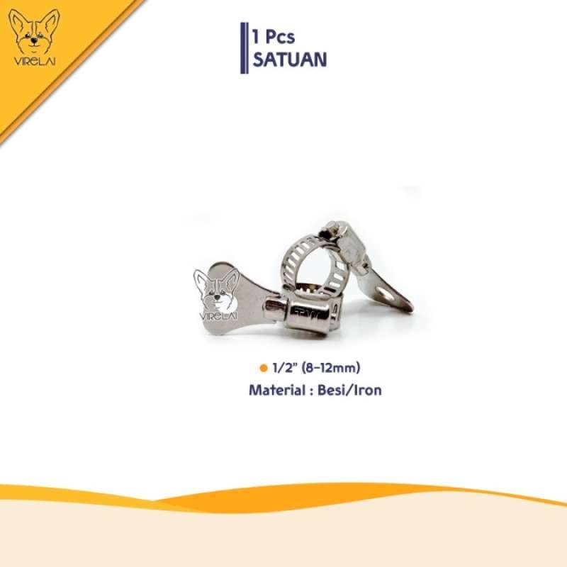 Promo Klem Selang Kuping Besiiron Hose Clamp With Handle 12 58 34 7
