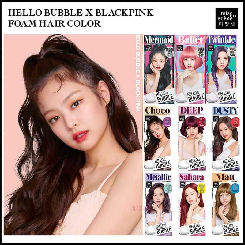 Jual Mise En Scene Hello Bubble Foam Hair Coloring x Blackpink ORIGINAL
