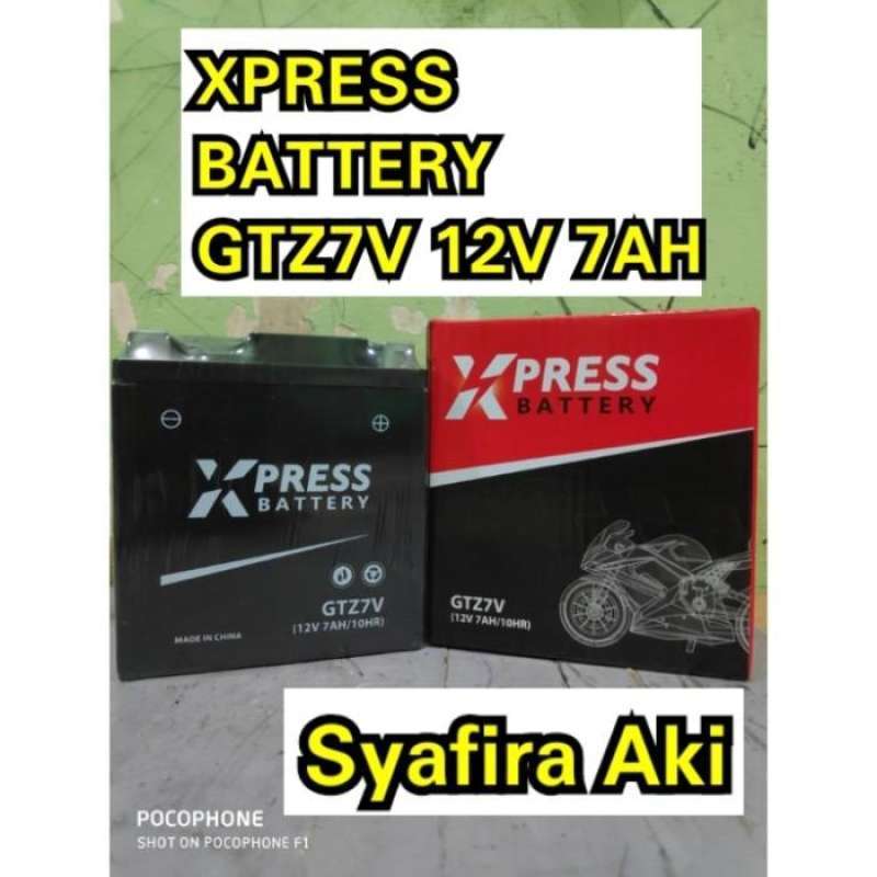 Jual Aki Motor Yamaha NMAX, AEROX 155 YTZ7V Accu kering 7Ah di Seller