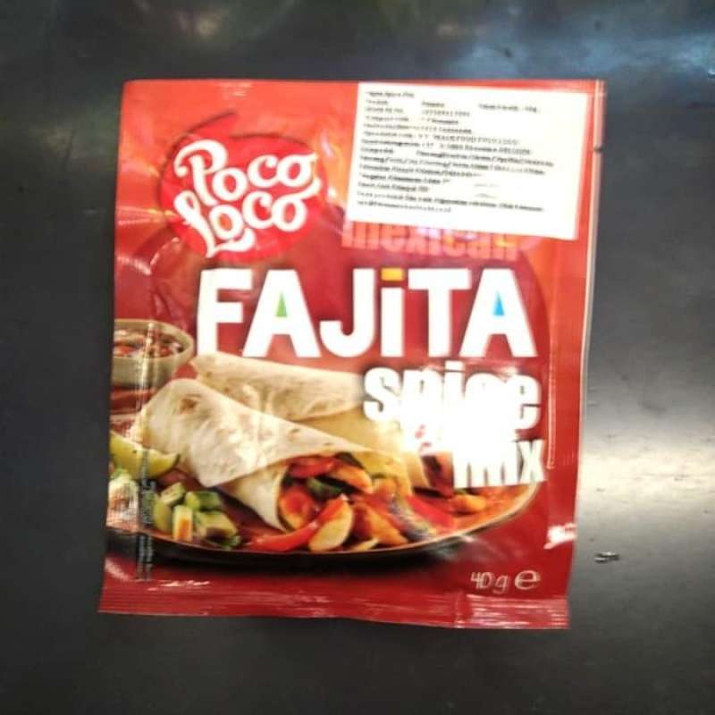 Jual Poco Loco Fajita Spice Mix 40gr Mexican Food Bumbu Taco Di Seller