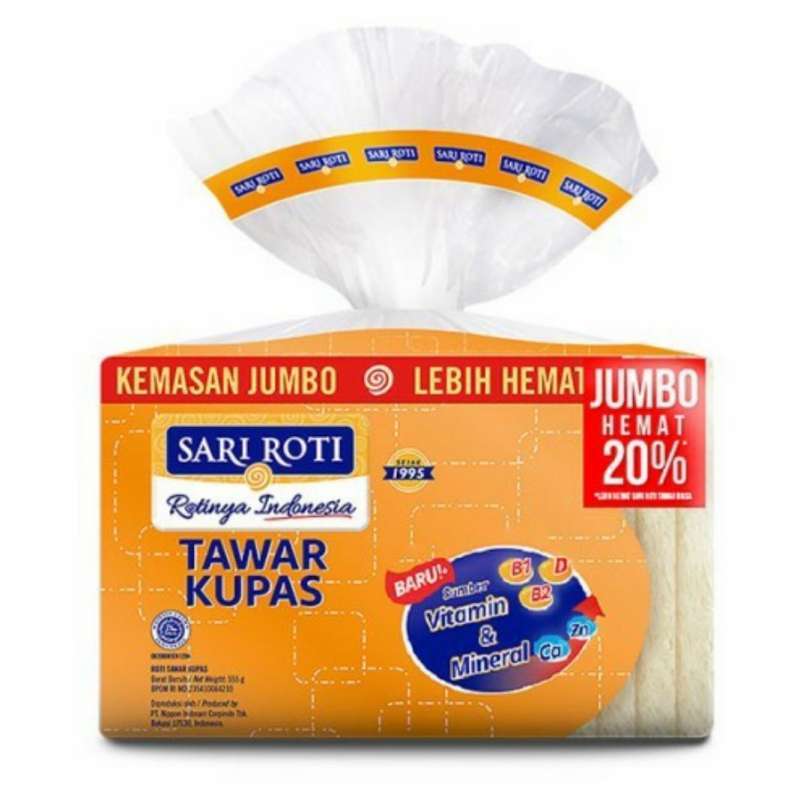 Jual Sari Roti Roti Tawar Kupas Jumbo 300 Gram Di Seller Tanzz Shop