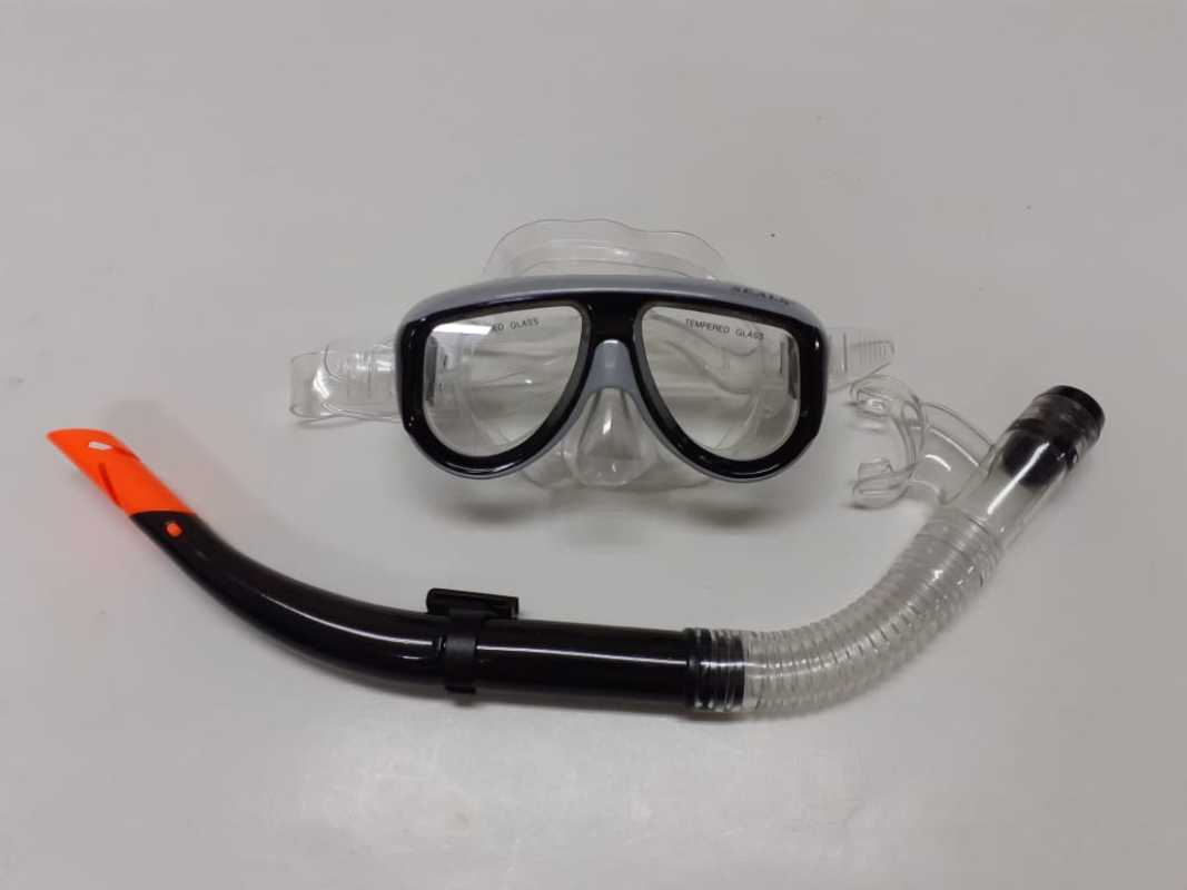 Jual Mask Snorkel Peralatan Snorkeling dan Diving [7070] Abu Abu di