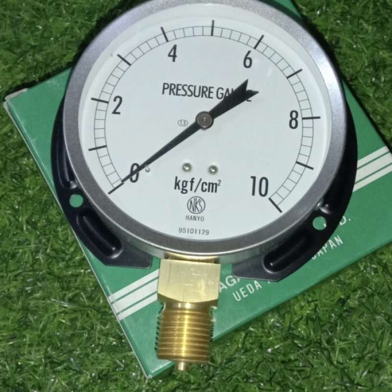 Promo Presure Gauge Nagano ( 4 Inch ) 10 Kg 20 Bar 25 kilo