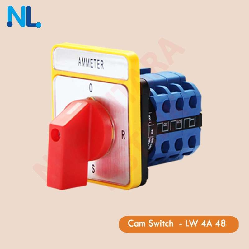 Jual Larkin LW4A Cam Switch Selector Rotary Ammeter Ampere Meter COS
