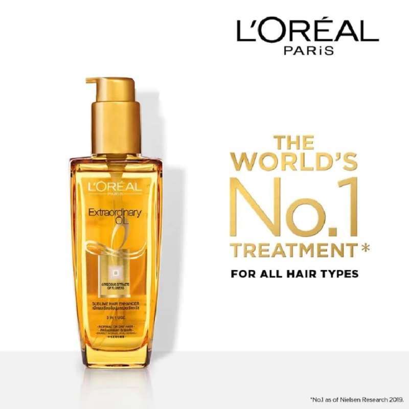 Jual L'Oreal Paris Extraordinary Oil Hair Treatment Gold Hair Oil Rich