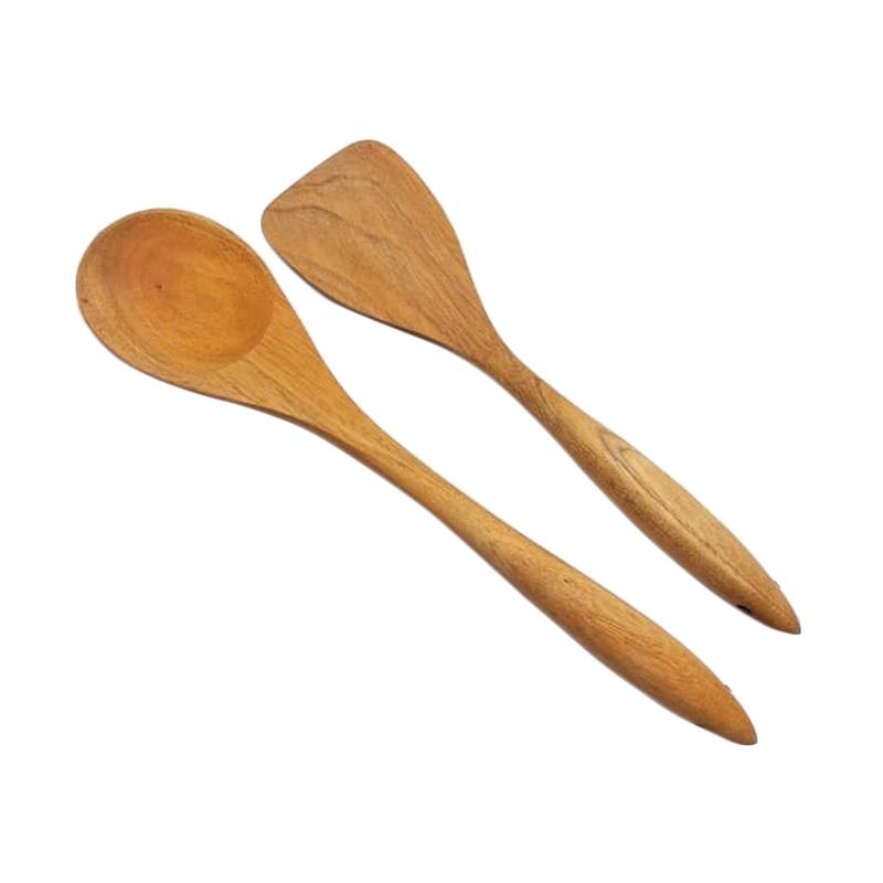 Jual SET 2 SPATULA KAYU (NO COATING) Online April 2021 | Blibli