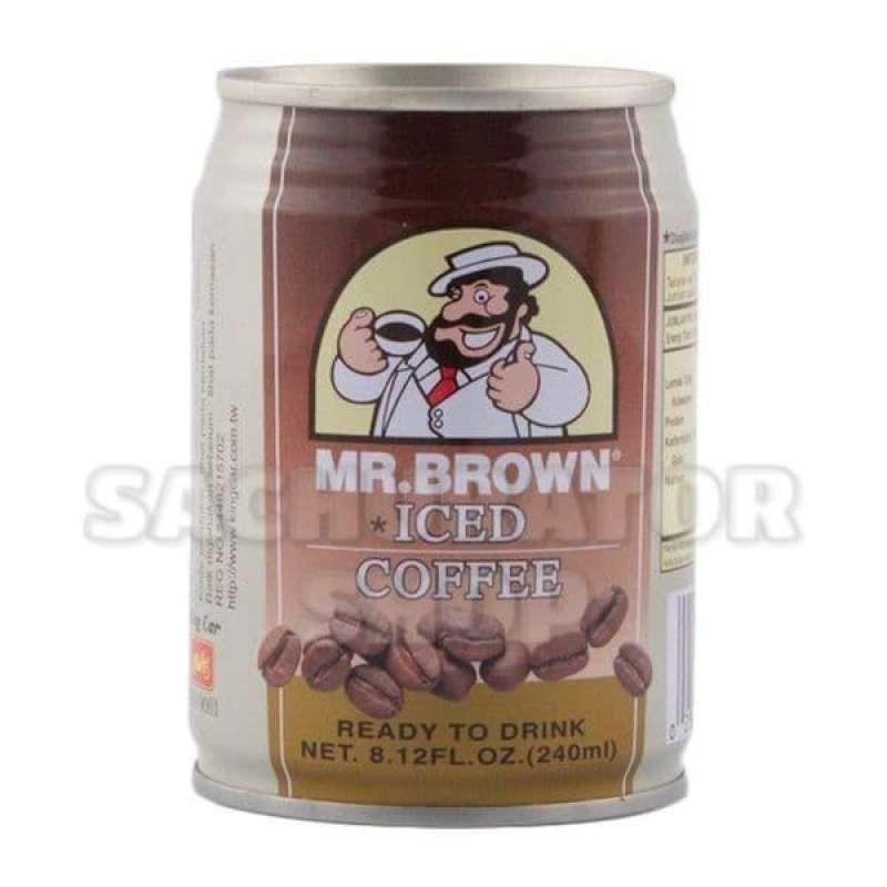 Jual Minuman Es Kopi Es Kaleng Mister Mr. Brown Iced Coffee Coffee