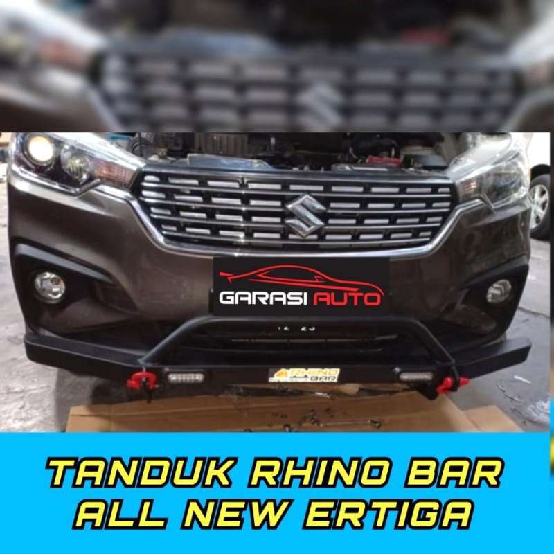 Jual Paket Towing Tanduk Bumper All New Ertiga Rhino Guard Depan