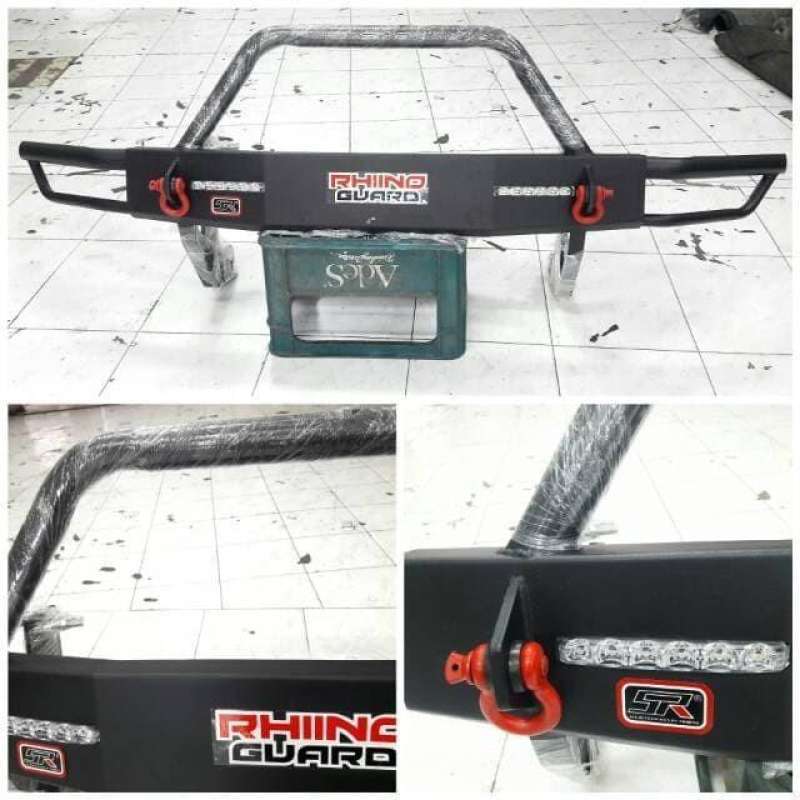 Jual Tanduk Depan All New Ertiga Bumper Guard Towing Bar Rhino Bahan