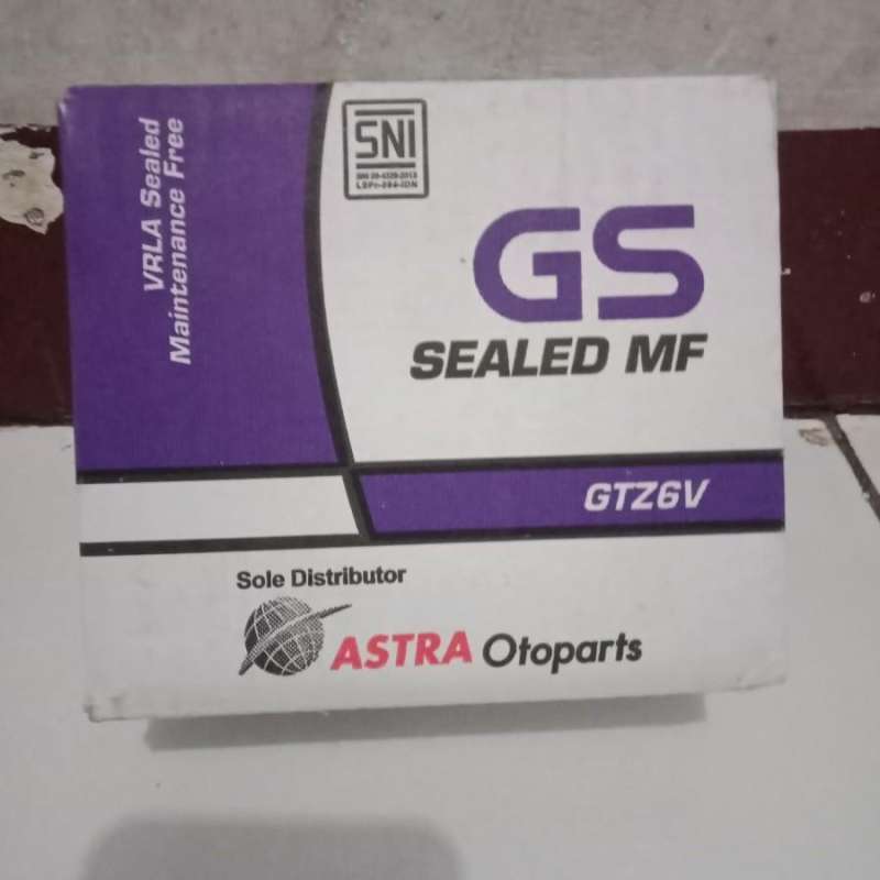 Jual Aki Motor Satria Fu Gs Astra Gtz6V Asli di Seller Adiskah