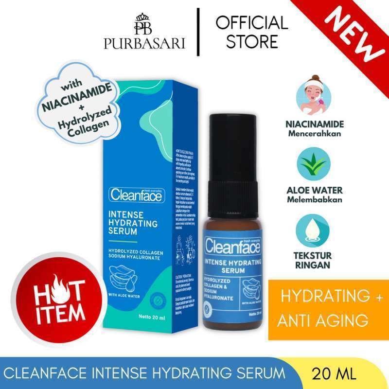 Jual Cleanface Intense Hydrating Serum 20ml di Seller EFShop99 ...