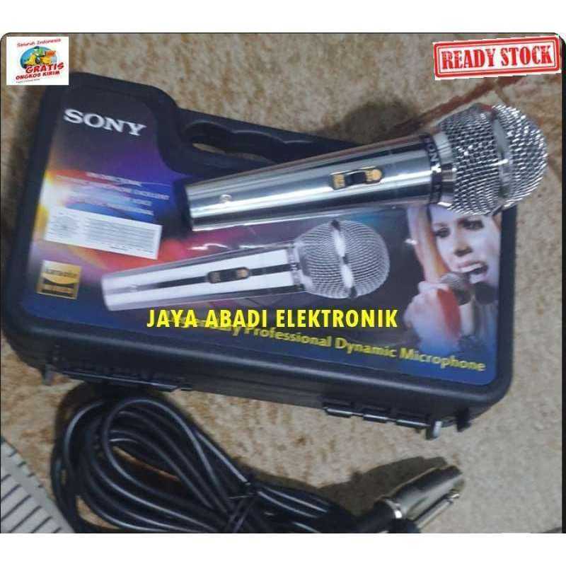 Jual SONY MIC HANDLE KABEL KARAOKE MICROPHONE CARDIOID BISA UNTUK