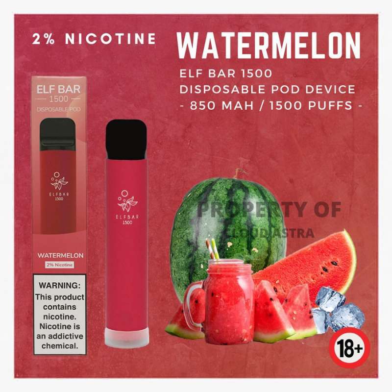 Promo Elf Bar Watermelon 1500 Diskon 9 di Seller Govaping Kapuk