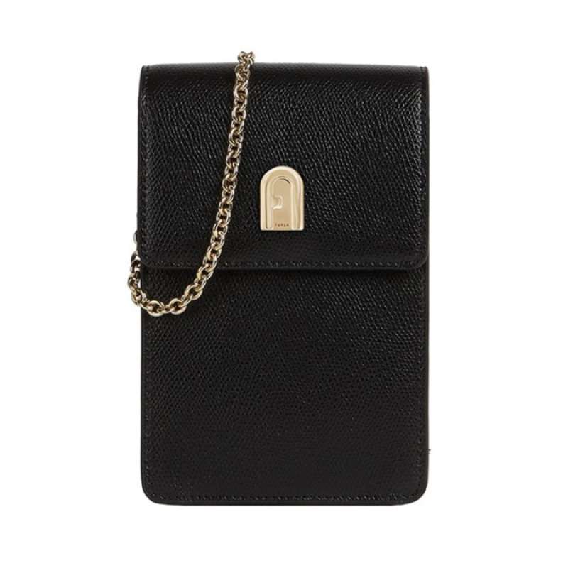 Jual Furla 1927 Mini Vertical Crossbody Phone Bag Black di Seller voila