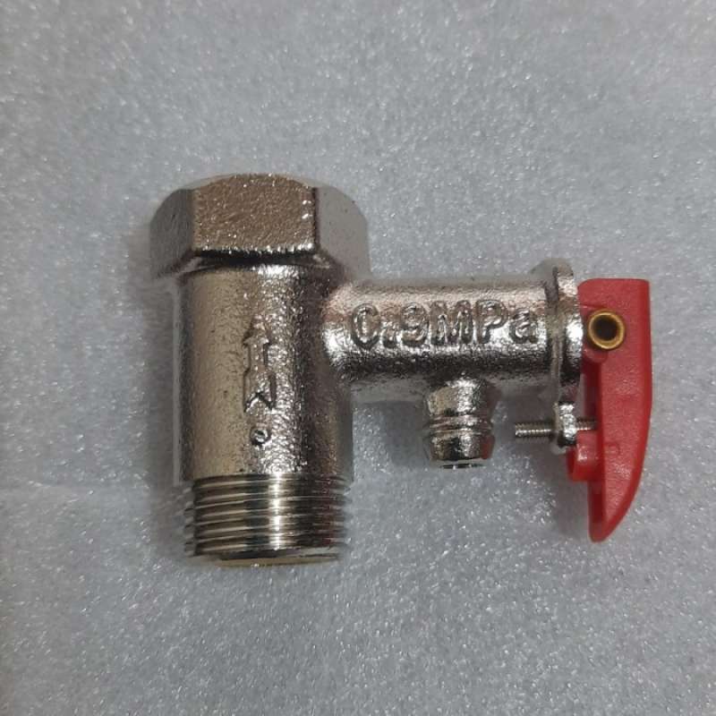 Jual Safety Valve Water Heater Ariston/modena/rinnai/tusen Klep Pemanas