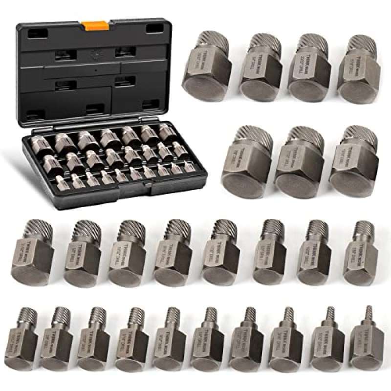 Promo THINKWORK Screw Extractor Set, 25Piece Easy Out Bolt Extractor