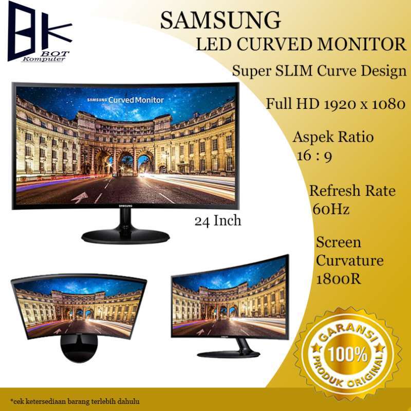 Jual Jual Samsung Curved Monitor C24f390fhex 24 Inch Lcd Led 24