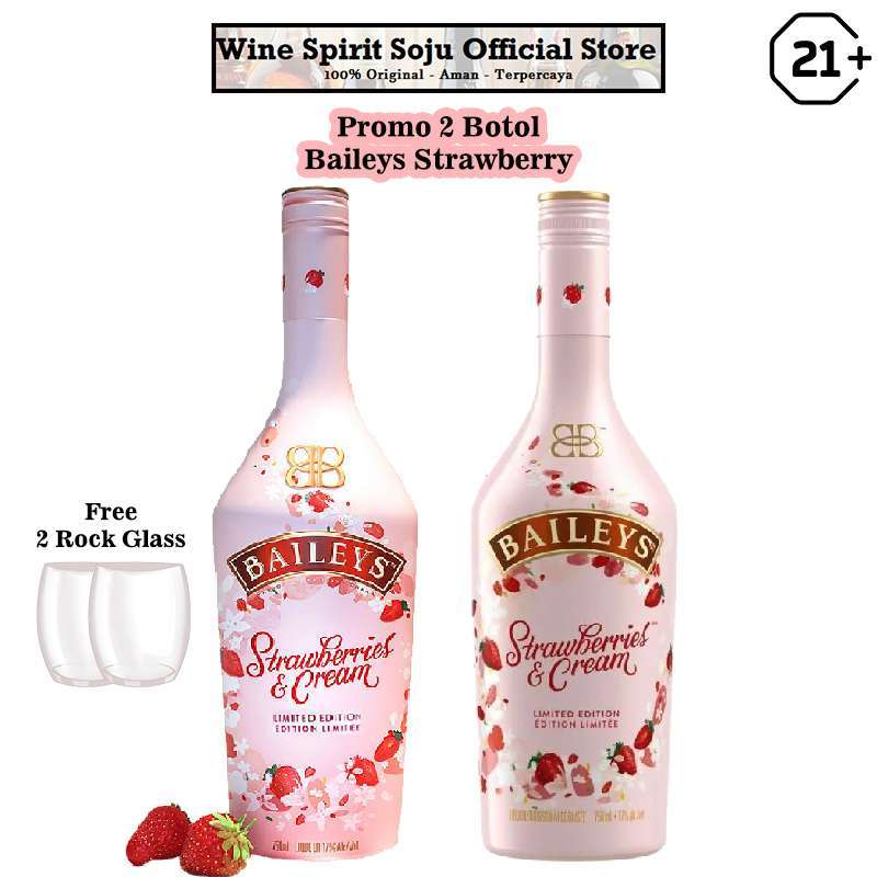 Promo Promo 2 Botol Baileys Strawberry Diskon 7 di Seller Wine Spirit