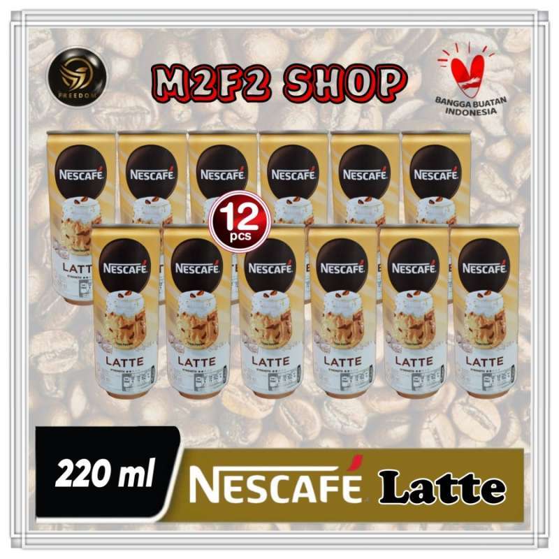 Promo Kopi Nescafe Ala Cafe Latte Kaleng Can 220 ml (Kemasan 12 Pcs
