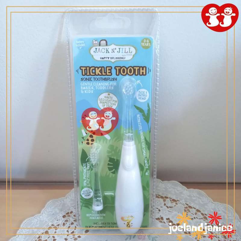 Jual Jack N' Jill Sonic Tickle Toothbrush & Replacement Head 06 years di Seller Joelandjanice
