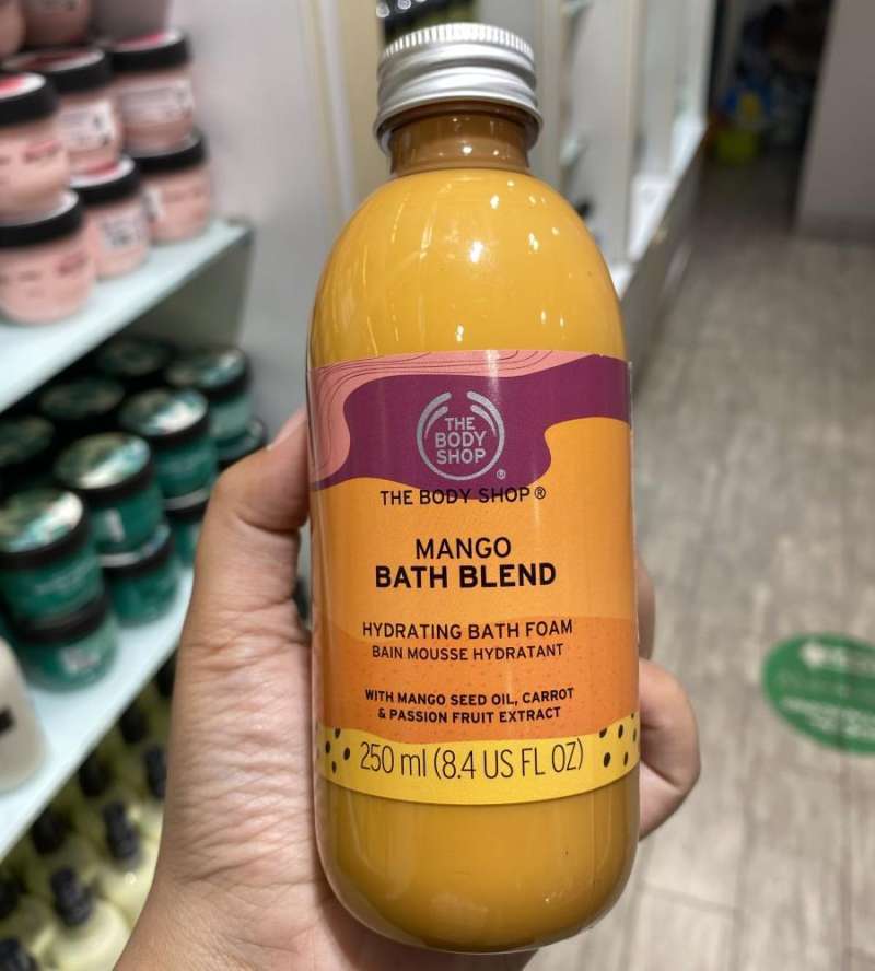Jual THE BODY SHOP MANGO BATH BLEND HYDRATING BATH FOAM di Seller