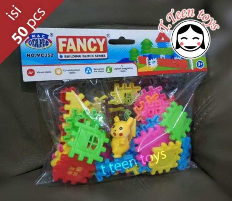 Jual Mainan Susun Rumah Rumahan / Permainan Kreativitas Bricks Di