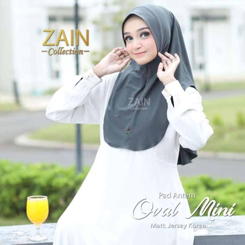 Jual Jilbab Instan Bergo Oval Mini Ori Zain Collection di S   eller