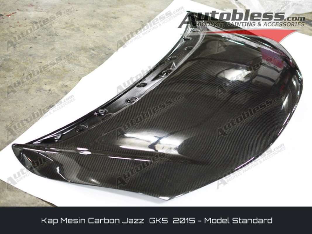 Jual Kap Mesin Carbon Honda Jazz GK5 (2015+) Model Standart di Seller