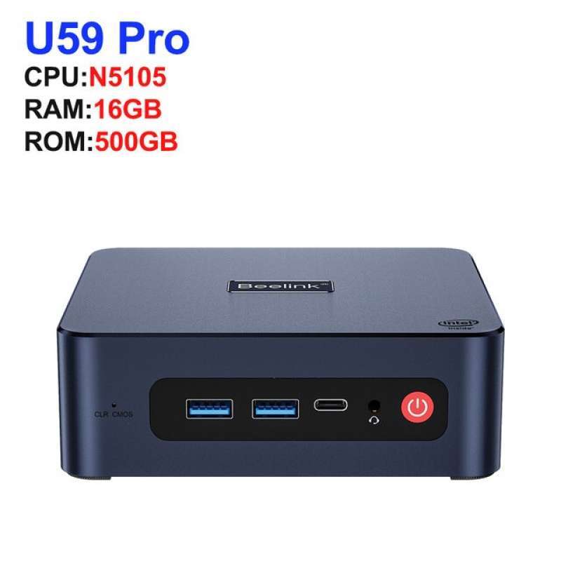 Promo Mini Pc Beelink U59 Pro Intel N5105 16gb/500g Ssd Dual Lan Dan
