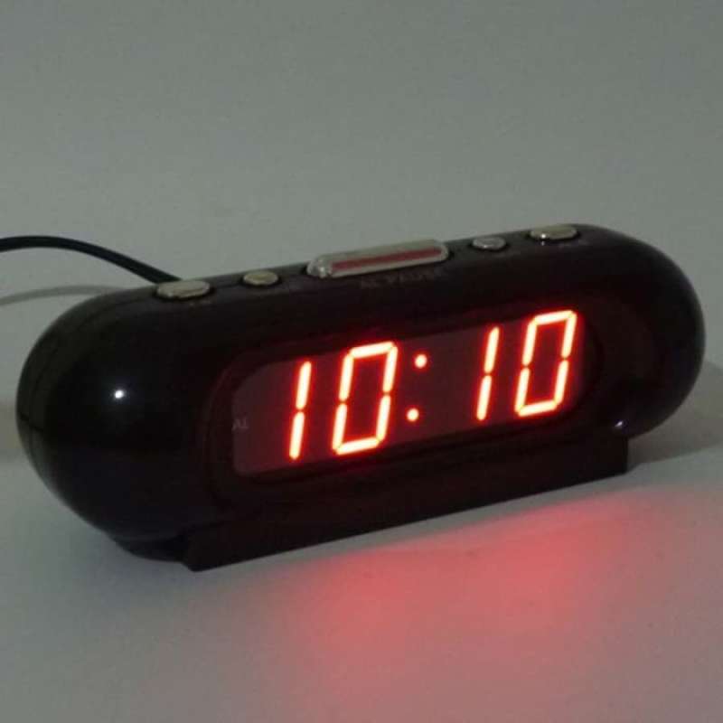 Jual JAM LED DIGITAL ADA WEKER / ALARM COCOK BUAT DI KAMAR TIDUR VST