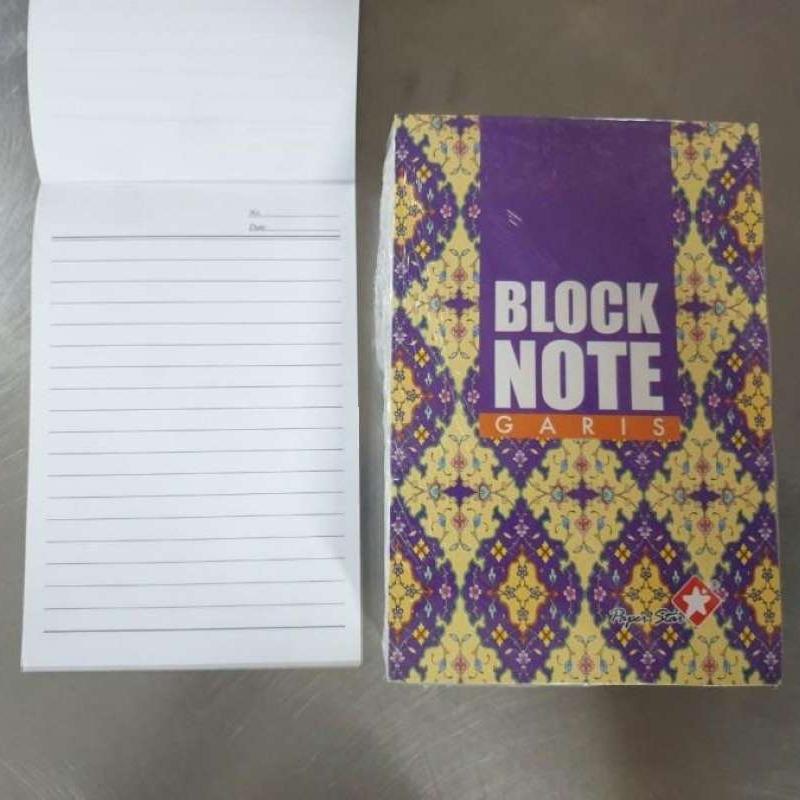 jual-block-note-paper-star-a6-garis-di-seller-aneka-stationery-malang