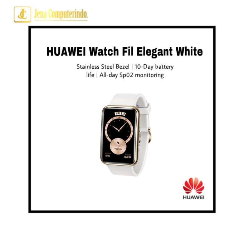 Jual HUAWEI WATCH FIT ELEGANT WHITE/BLACK di Seller eL.IT STORE ROG