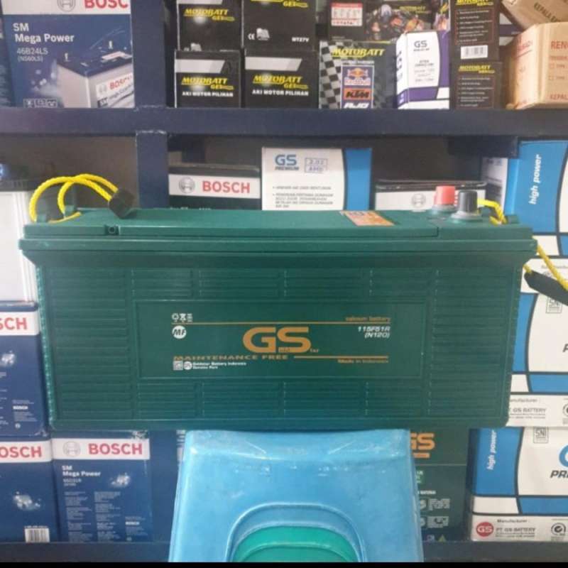 Jual Aki Fuso/ GS MF N120 Gold Star / 12V135 Ah/ Aki genset Alat berat