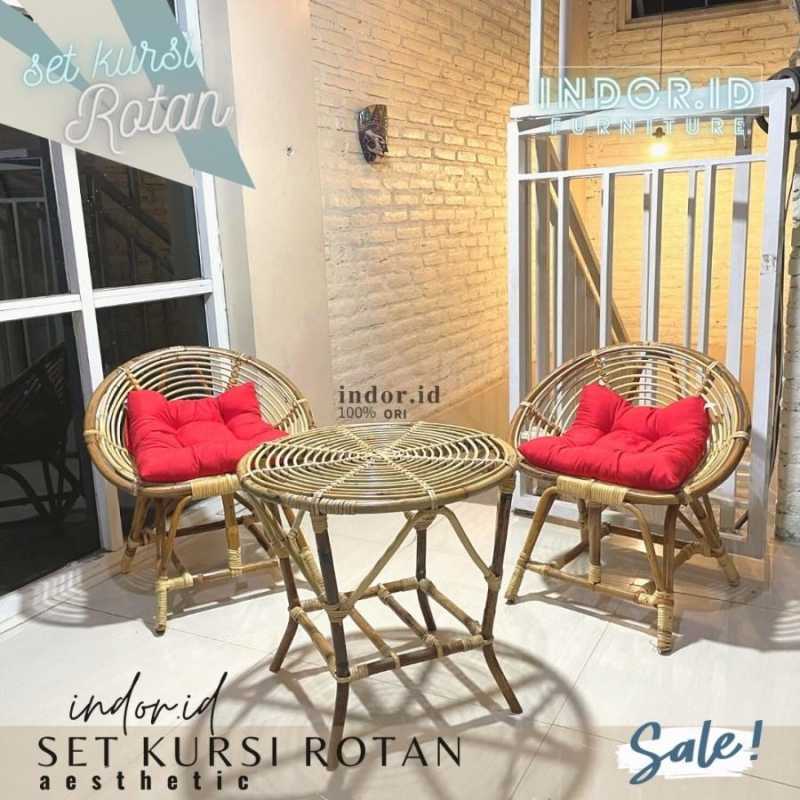 Jual Kursi Santai Teras Rotan Mewah Kursi Santai Rotan Ruang Tamu