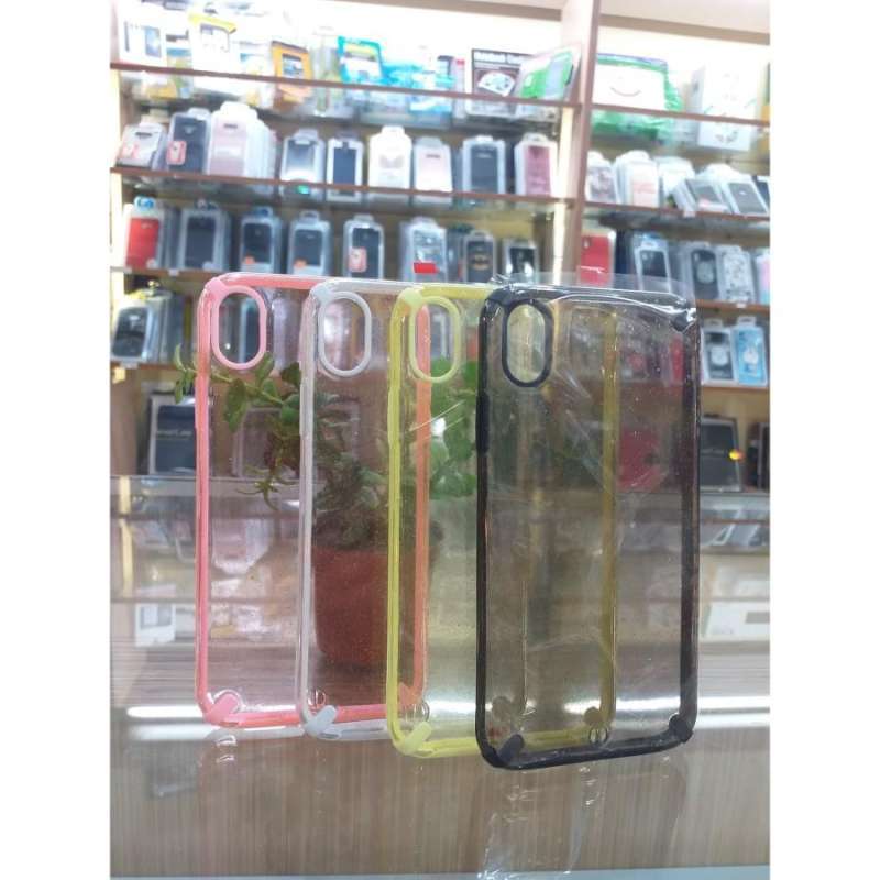 Jual Case Bumper Glitter Transparan iPhone Xs Max Casing New Bumper