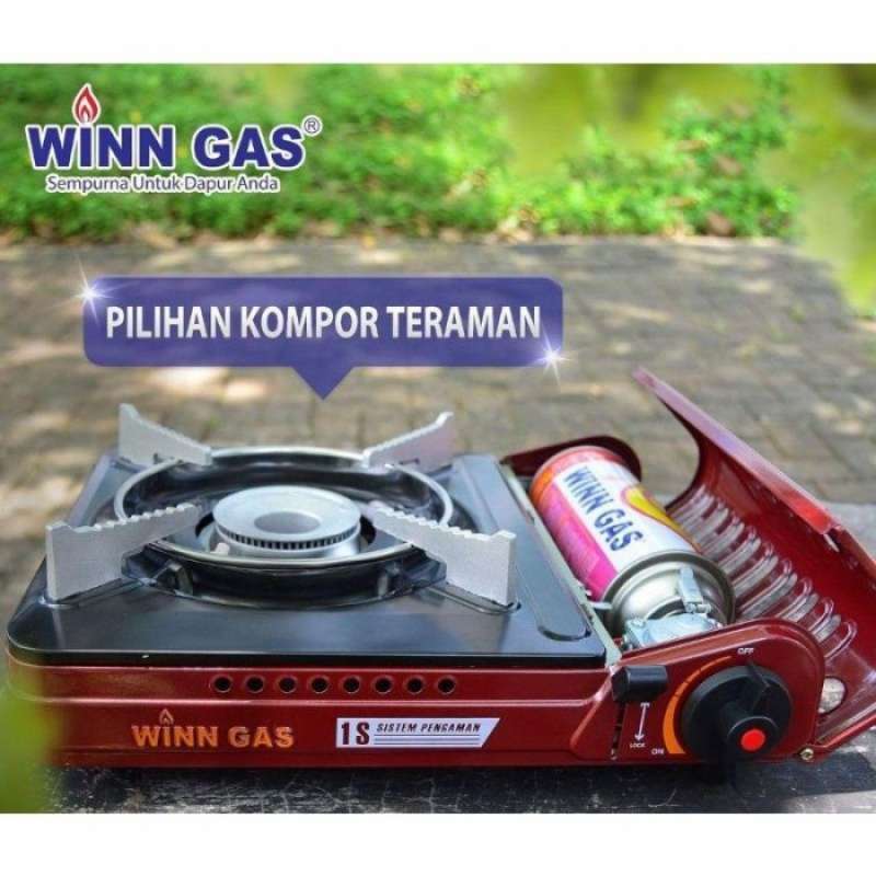 Jual Winn Gas , W1s , W 1s , Kompor Gas Portable Double Safety - Winn ...