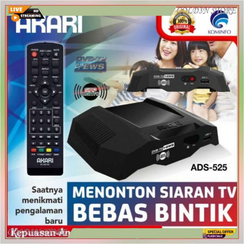 Jual Set Top Box Tv Digital Tanpa Biaya Bulanan Dan Bisa Di Gunakan Tv