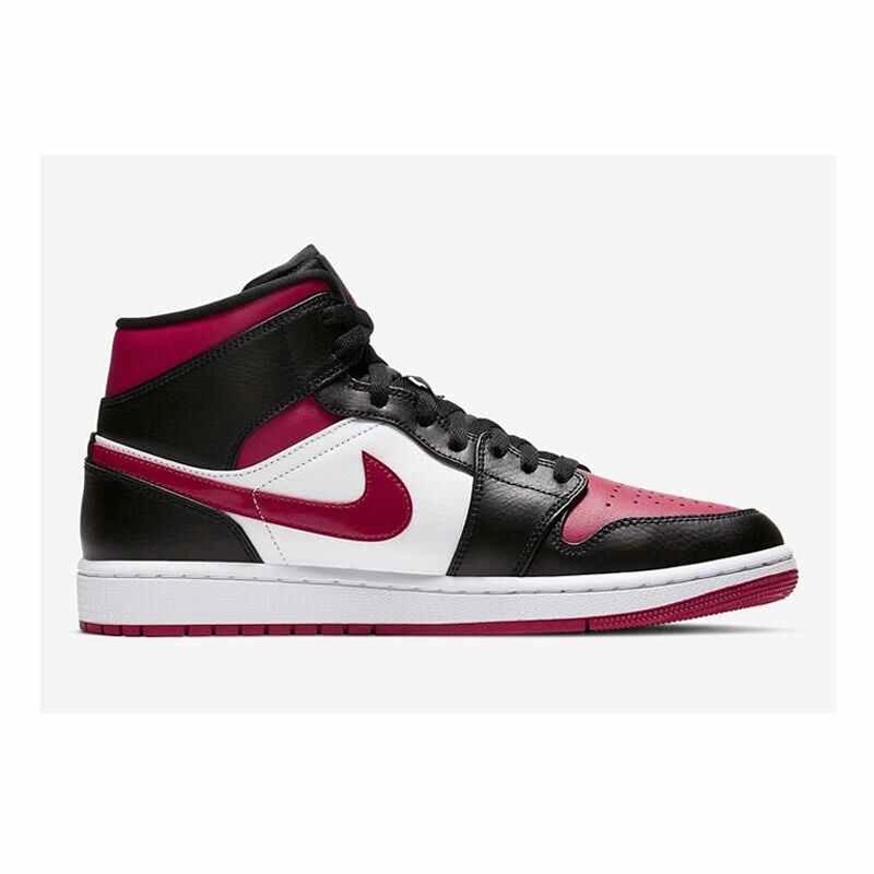 Jual NIKE Air Jordan 1 Mid Bred Toe Sneakers Pria di Seller