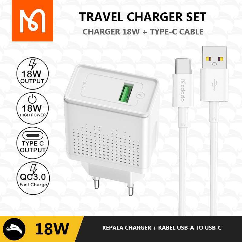 Jual Mcdodo Ch-5750 Kabel Charger Set Type-c Fast Charging Samsung ...