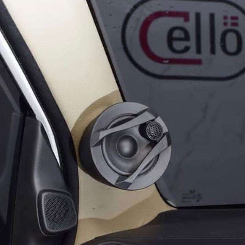 Jual Peerless Speaker Mobil Depan 3 Way Midbass Midrange Tweeter Di