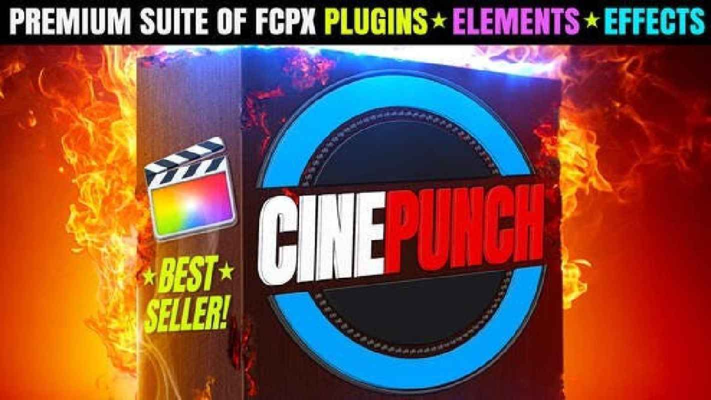 Jual Videohive CINEPUNCH I FCPX Plugins & Effects Suite for Video