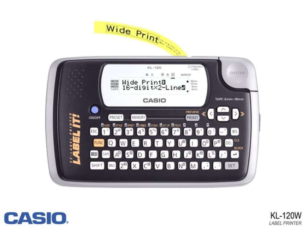 Jual CASIO KL120W LABEL PRINTER di Seller Eudora Kamal Muara, Kota Jakarta Utara Blibli